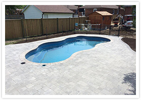 swimming pool landscaping maple 3